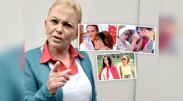 Con su hija en Al fondo hay sitio Con su hija en Al fondo hay sitio