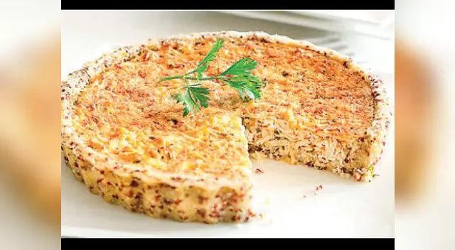 El secreto del chef: Para verificar que el quiche esté bien cocido inserta un cuchillo en el centro, este debe salir limpio