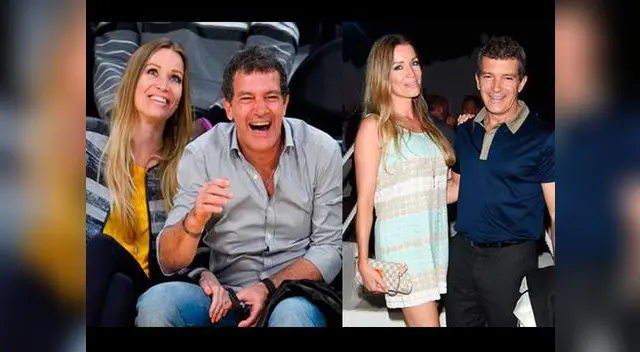 Antonio Banderas y Nicole Kimpel.