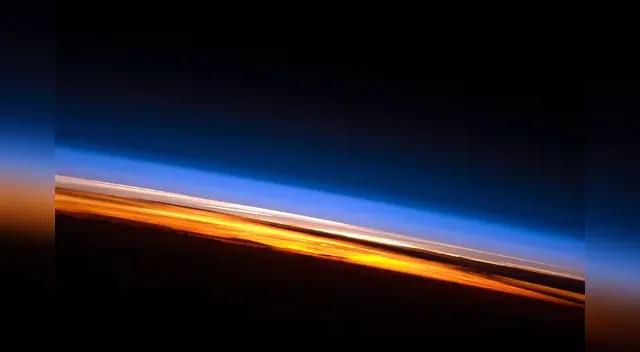 Así se ve la capa de ozono sobre China.