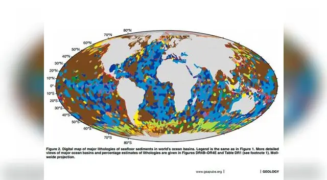 Mapa digital. Investigación publicada en la revista Geology. Mapa digital. Investigación publicada en la revista Geology.