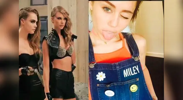 Miley Cyrus arremete contra Taylor Swift. Miley Cyrus arremete contra Taylor Swift.