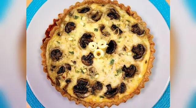 El secreto del chef: El quiche de verduras se puede servir caliente o frío