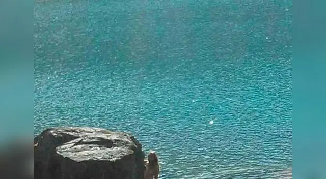 Turista argentino mostró fotos con sirena. 