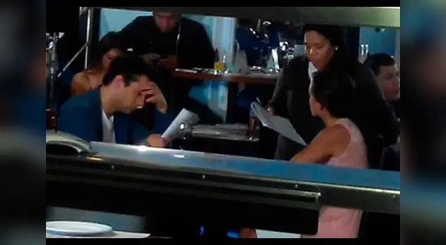 Tuvieron escenas juntos, pero se les notó incómodos en todo momento .