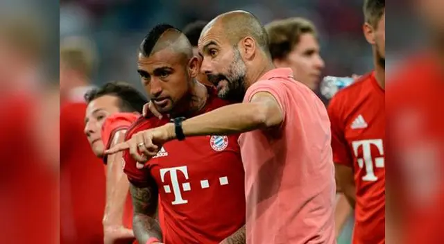 Arturo Vidal estará bajo las órdenes de Pep Guardiola. Arturo Vidal estará bajo las órdenes de Pep Guardiola.