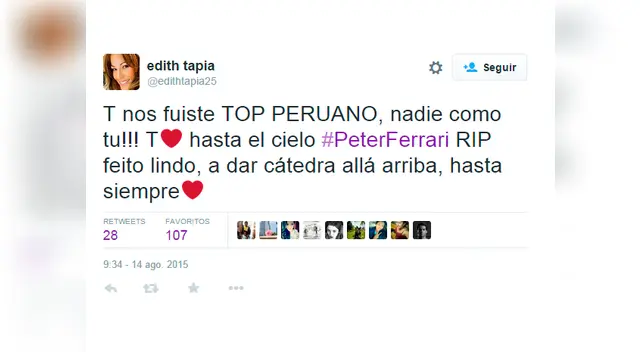 Mensaje de Edith Tapia Mensaje de Edith Tapia