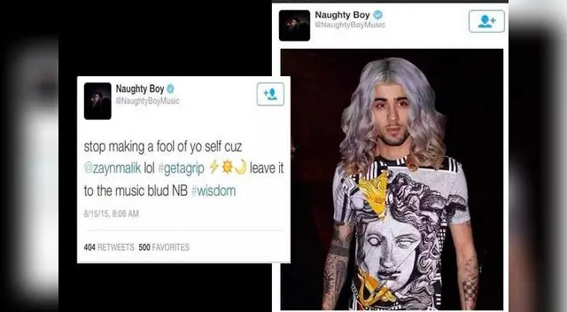 Ex productor de Zayn choca con él. 