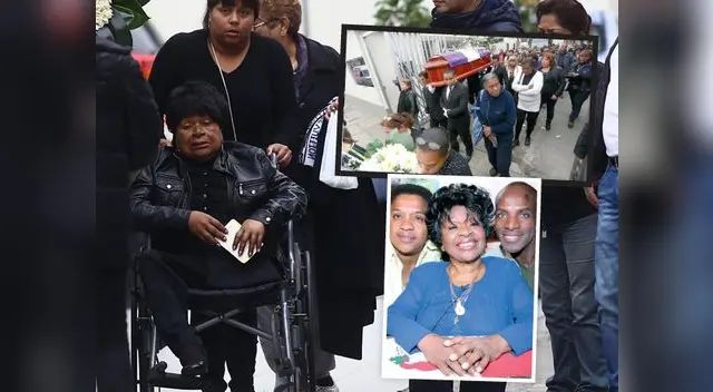 Féretro fue despedido en medio de aplausos de familiares y amigos