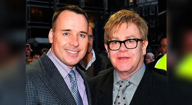 Elton John y David Furnish.