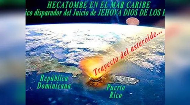 NASA desmintió caída de asteroide en Puerto Rico.