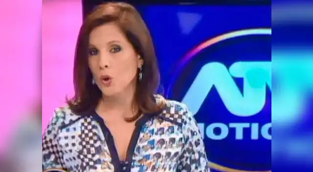 Claudia Cisneros reaparece en TV como conductora en ATV Noticias.