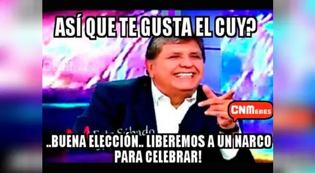 Meme de Alan García.