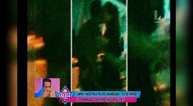 Ernesto Jiménez y Doménica se besaron. 