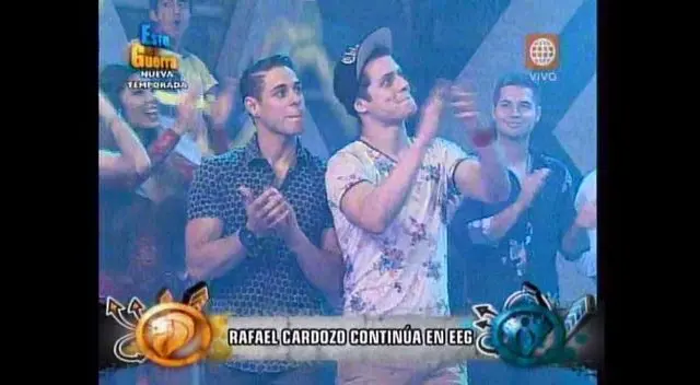 Hugo y Gino saludaron el retorno de Rafael Cardozo