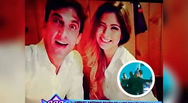 La pareja cuando todo era felicidad entre ambos