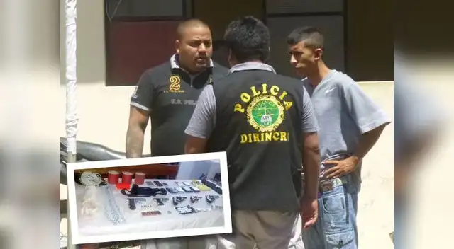 'Sócola' (izquierda) afirmó que estaba de vacaciones en playa norteña pero policía descarta esta versión. Al lado derecho, aparece 'Calero'