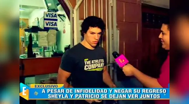 Sheyla Rojas y Patricio Parodi van juntos al peluquero. Sheyla Rojas y Patricio Parodi van juntos al peluquero.