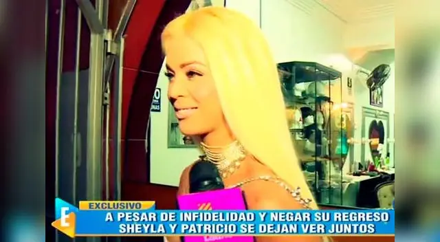 Sheyla Rojas y Patricio Parodi van juntos al peluquero. Sheyla Rojas y Patricio Parodi van juntos al peluquero.