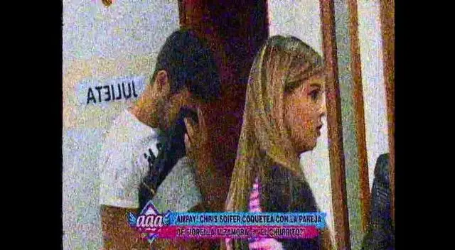 Chris Soifer engaña a Churrito y rompe relación. 