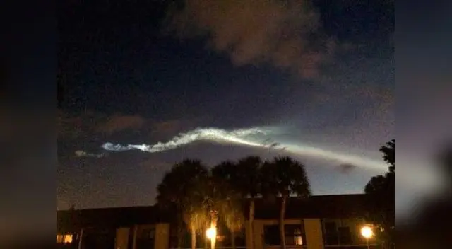 Luz de cohete en Miami. 