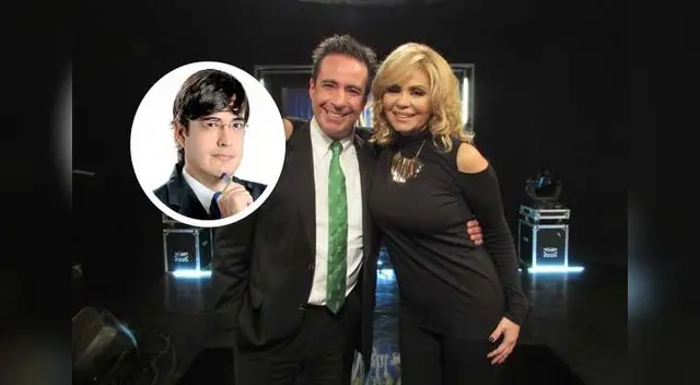 Conductora de El gran show se confesó con Carlín. Conductora de El gran show se confesó con Carlín.