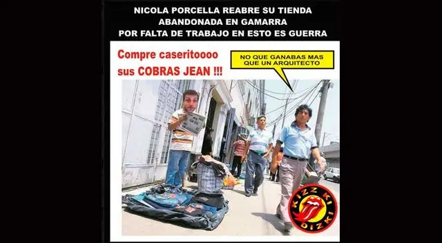 Nicola Porcella reabrió su tienda. Nicola Porcella reabrió su tienda.