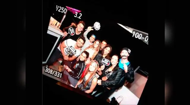 Nicola Porcella, Rafael Cardozo y chicos de Combate estuvieron en fiesta de Ale. Nicola Porcella, Rafael Cardozo y chicos de Combate estuvieron en fiesta de Ale.