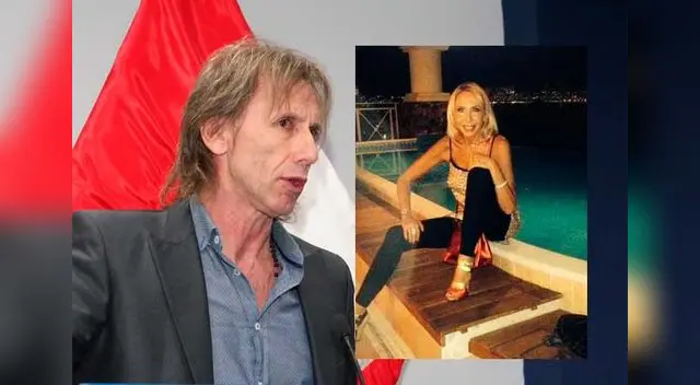 Laura Bozzo y Ricardo Gareca. 