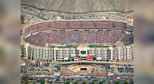 Estadio Monumental. Ahora lucirá con bloques de cemento.