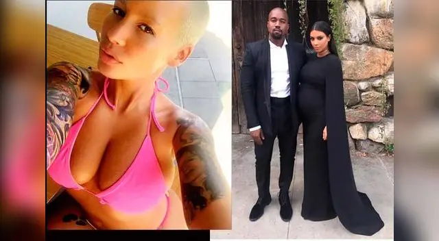 Amber Rose y Kanye West traicionaron a Kim Kardashian. Amber Rose y Kanye West traicionaron a Kim Kardashian.