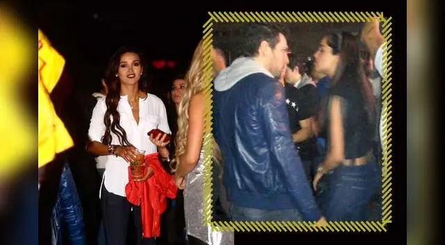 Nicola la pasó bien con otra morocha.