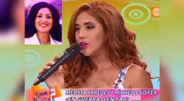 Melissa Paredes no suelta a Michi.