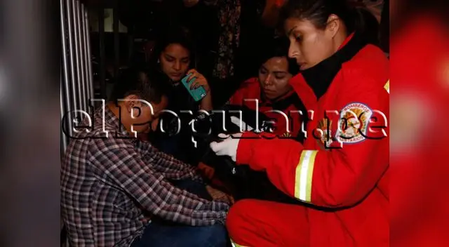 Dos personas se vieron afectadas por la inhalación de humo