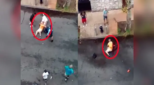 Pitbulls muerden y arrastran sin piedad al señor.