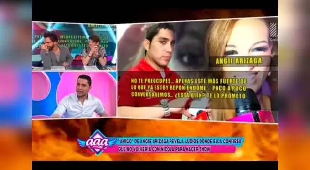 Ángelo Lazo y Peluchín discuten en vivo por audios. Ángelo Lazo y Peluchín discuten en vivo por audios.