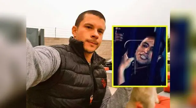 Mario Hart y su osado admirador.