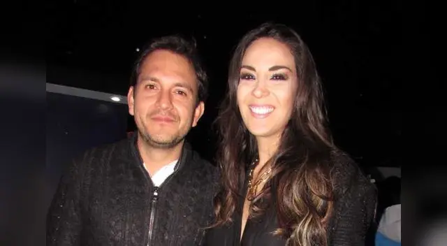 Con su novio, el empresario Jean Paul Gabuteau.