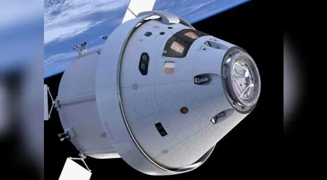 Esta es la cápsula de Orión.