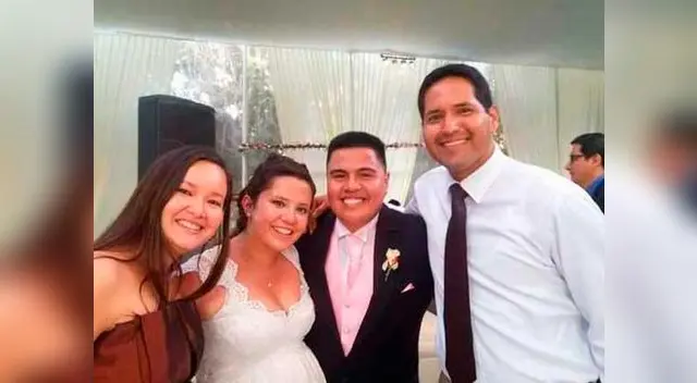 Rosario Ponce en su boda.