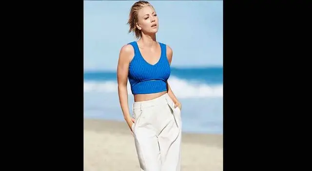 Kaley Cuoco para la revista Shape.