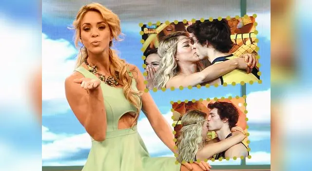 Pareja no dudó en sellar su reconciliación con apasionado beso