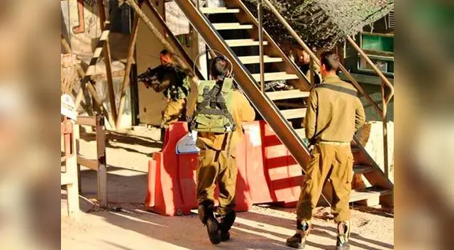 Minutos antes de ser asesinada.