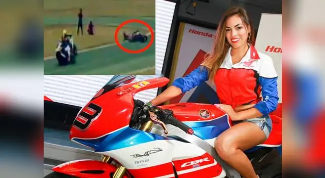 Aida Martínez iba primera en el circuito, pero una mala maniobra provocó su caída. Aida Martínez iba primera en el circuito, pero una mala maniobra provocó su caída.