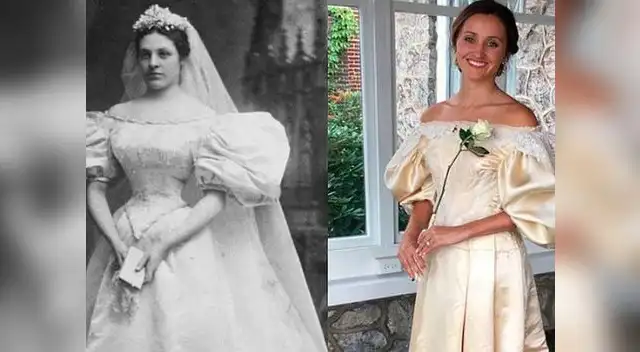Usará vestido de novia de 1895.