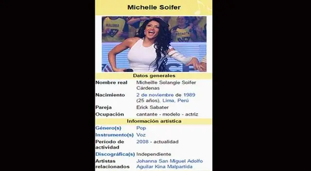 Michelle Soifer es reconocida a nivel mundial por buscador.