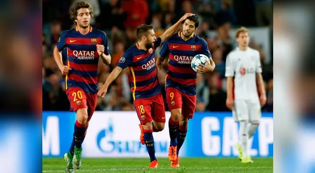 Sergi Roberto y Luis Suárez anotaron los goles culés