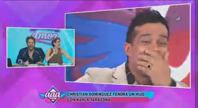 Así fue la reacción del cantante al escaparse la gran noticia.