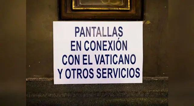 Si desean los fieles pueden conectarse con el mismísimo Vaticano. Si desean los fieles pueden conectarse con el mismísimo Vaticano.