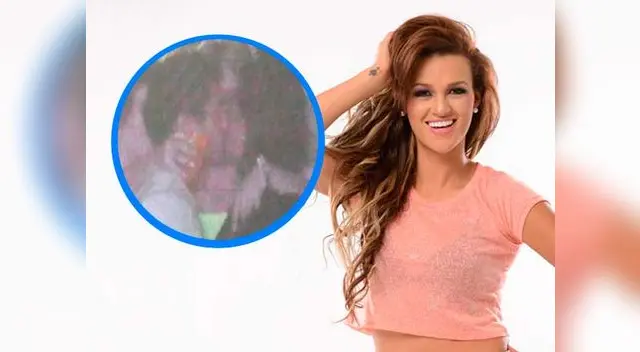 En esa fiesta también estaba Nicola con su chica dorada.